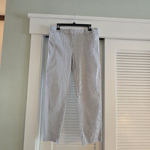 Talbots Women's pants size 8, Hampshire Ankle pin stripe.